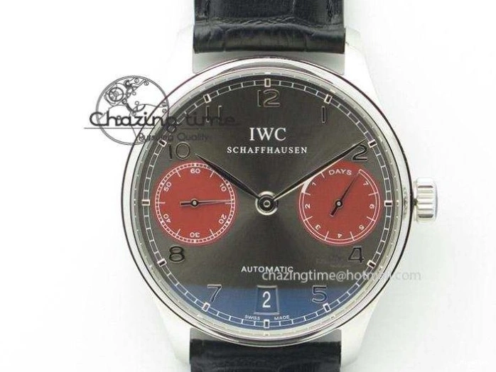 MIROTIME 0208 SportInspired Portuguese Real PR Real Annual Calendar IW503501 YLF 1:1 Best Edition White Dial On Leather Strap A 7241